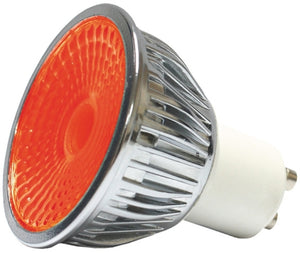 P16L6-RD - 240V 6w LED GU10 RED Dimmable LED Bulbs The Lamp Company - The Lamp Company