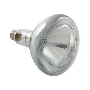 Victory IR240300E-1C-VI - Food Catering Bulb 300w 240v E27/ES Clear Hard Glass R125 Heat Light Bulb Catering Bulbs Victory - The Lamp Company