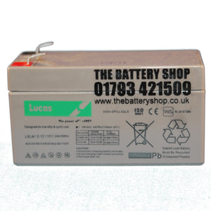 LSLA1.2-12 12v 1.2Ah Lucas AGM Standby Battery