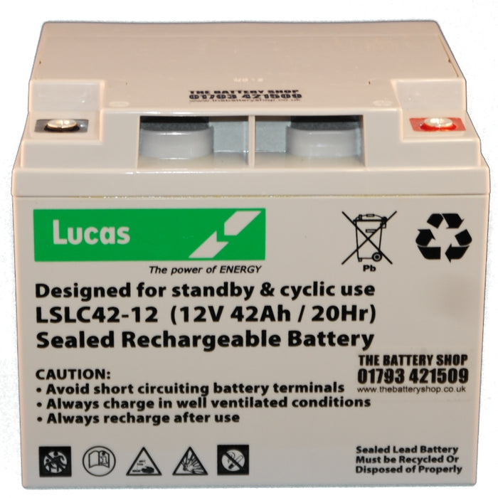 LSLC42-12 12v 42Ah Cyclic and Standby Battery