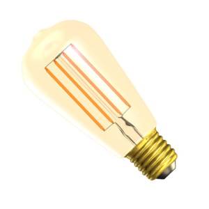 Casell Filament LED ST64 "Edison" Gold Tinted 240v 8w E27 740lm 2200°k Dimmable - 0635635607371