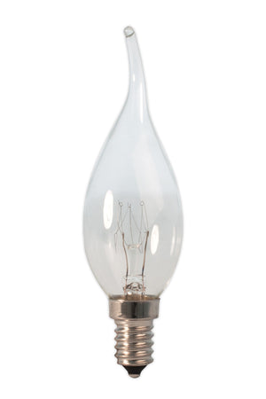 Calex 413654 - Nostalgic Classic Candle Tip Lamps 240V 10W Clear