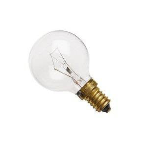 OV40SES-CR - 40w 240v E14/SES Clear Crompton 45mm Round Oven light bulb