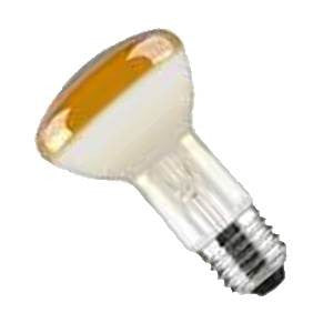R6440ES-A-CR - 240v 40w E27 64mm Amber Coloured Light Bulbs Crompton - The Lamp Company