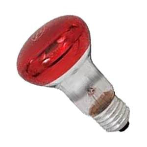 R6460ES-R-GE - 240v 60w E27 64mm Red - Twin Pack Coloured Light Bulbs GE Lighting - The Lamp Company