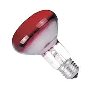 R8060ES-R-CR - 240v 60w E27 80mm Red Coloured Light Bulbs Crompton - The Lamp Company