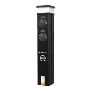 Rolec EV BasicCharge Charging Pedestal with 2 x 32A Type 2 Sockets EV Charging Unit Rolec - The Lamp Company
