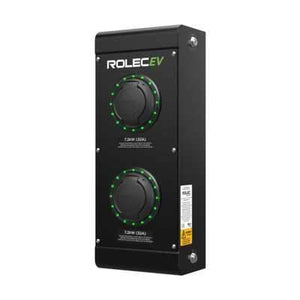 Rolec EV SecuriCharge Wall Charging Station with 2 x 32A Sockets EV Charging Unit Rolec - The Lamp Company