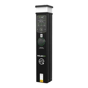 Rolec EV BasicCharge EV OpenCharge Pedestal with 32A Type 2 Socket EV Charging Unit Rolec - The Lamp Company