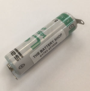 Saft LS 14500-TP11 Lithium Battery 3.6v AA (Li-SOCl2) with Solder Tags 3.6v Lithium batteries The Lamp Company - The Lamp Company