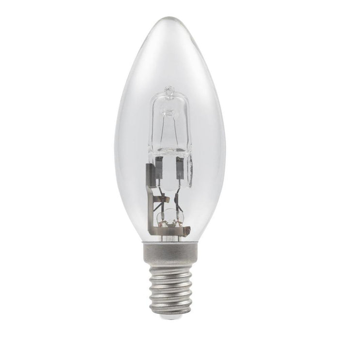 Casell C28SES-H-CA - Candle 28w E14/SES 240v Clear Energy Saving Halogen Light Bulb - 35mm