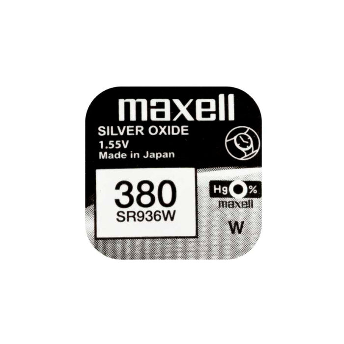 SR936W Maxell 1.55v Silver Oxide Watch Battery (380, SR45 )