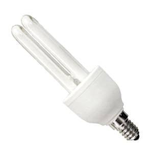 PLCE20SES-BL-CA - 240v 20w E14 Blacklight 368nm 2U UV Lamps Casell - The Lamp Company