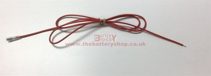 W-MC-R-1000-2.4FF - Cable Single Core Red 1000mm 2.4mm Female Faston (For QQ Packs)