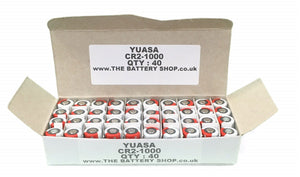 Yuasa CR2 3v Lithium Battery (Bulk box of 40) Visonic Alarm Batteries The Lamp Company - The Lamp Company