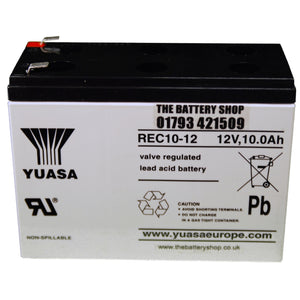 Yuasa REC10-12 12v 10Ah Cyclic Battery Yuasa REC Batteries The Lamp Company - The Lamp Company