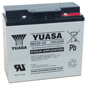 Yuasa REC22-12i 12v 22Ah Cyclic Battery Yuasa REC Batteries The Lamp Company - The Lamp Company