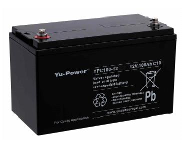 Yuasa Yu-Power YPC100-12 Cyclic Battery 12v 100Ah